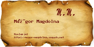 Mógor Magdolna névjegykártya